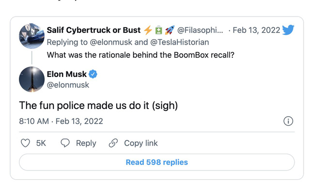 Elon Musk bất mãn khi hơn 500.000 xe Tesla bị buộc triệu hồi vì tính năng vui vẻ  - Ảnh 3.