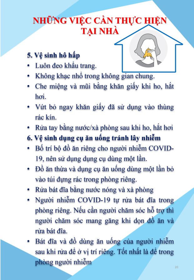 10 lời khuyên F0 điều trị tại nhà và người thân sống cùng cần ghi nhớ ngay để tránh lây nhiễm chéo! - Ảnh 4.