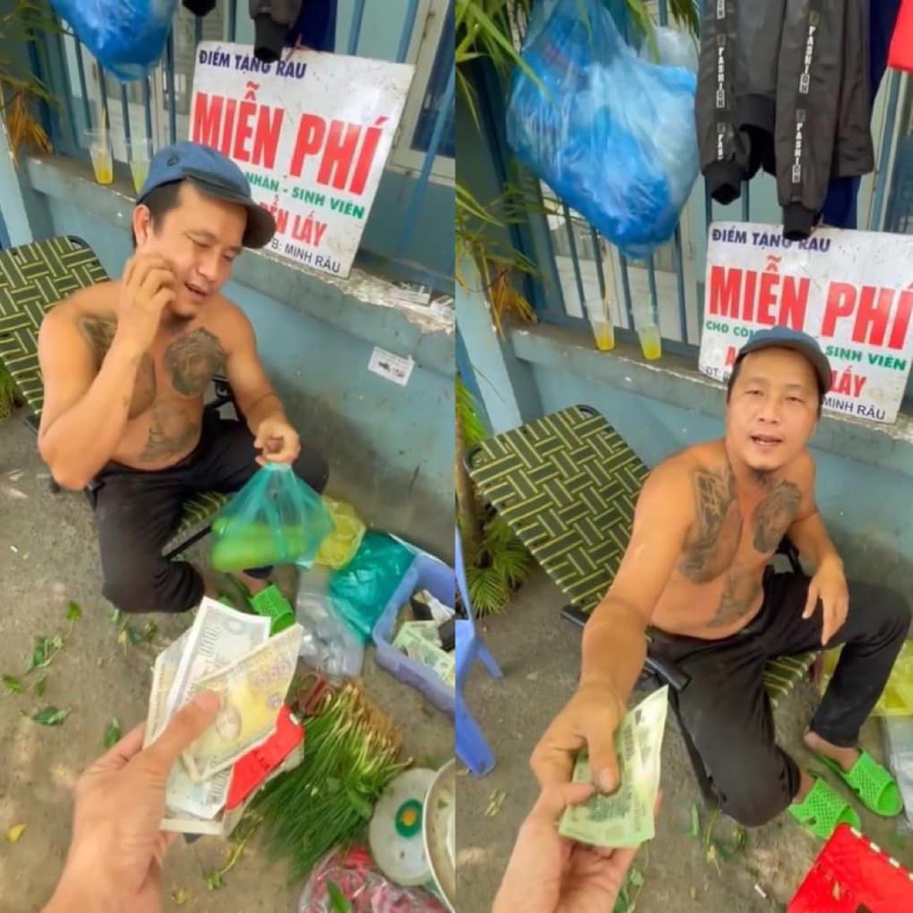 Sinh viên nghèo cầm 4.000 đồng đi mua rau, quyết định của anh Minh Râu ...