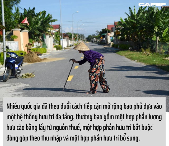  Dự báo 16,4 triệu người Việt Nam sẽ không có lương hưu vào năm 2030: Khuyến nghị thiết lập khoản hưu trí lấy từ nguồn thuế  - Ảnh 4.