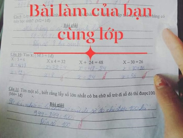  Bài Toán cấp một: “999 - 100 = 899” bị giáo viên chấm sai, đọc lời giải thích của cô mà ngỡ ngàng - Ảnh 2.