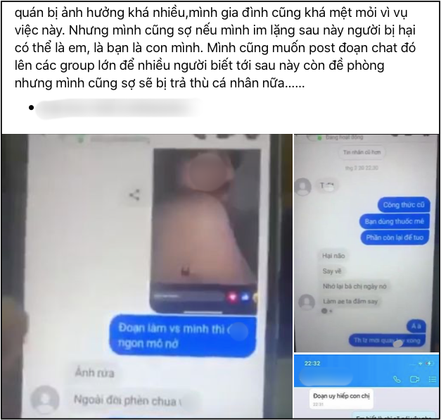 SỐC: Chủ quán trà chanh tố 2 nhân viên bày mưu chuốc thuốc mê đồng nghiệp nữ, đoạn chat bệnh hoạn hé lộ việc một cô gái từng bị hãm hại với cùng công thức? - Ảnh 1. SỐC: Chủ quán trà chanh tố 2 nhân viên bày mưu chuốc thuốc mê đồng nghiệp nữ, đoạn chat bệnh hoạn hé lộ việc một cô gái từng bị hãm hại với cùng công thức? - Ảnh 1.