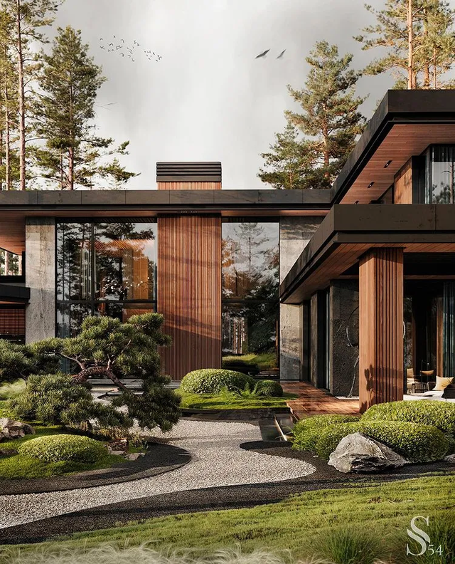 The green oasis is located right in the 1000m2 villa: The outside is covered with green trees, in stark contrast to the luxury inside - Photo 2. The green oasis is located right in the 1000m2 villa: The outside is covered with green trees, in stark contrast to the luxury inside - Photo 2.