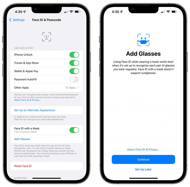 Apple phát hành iOS 15.4: Giờ thì mở khoá iPhone không cần bỏ khẩu trang được thật rồi - Ảnh 1.