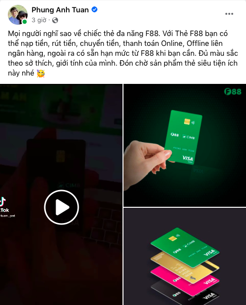 A tus of CEO Tuan PAT revealed the F88 strategy: Switching from a pawnbroker chain to a utility financial chain, launching Debit and Credit cards 2 in 1, aiming for a billion USD capitalization - Photo 1.