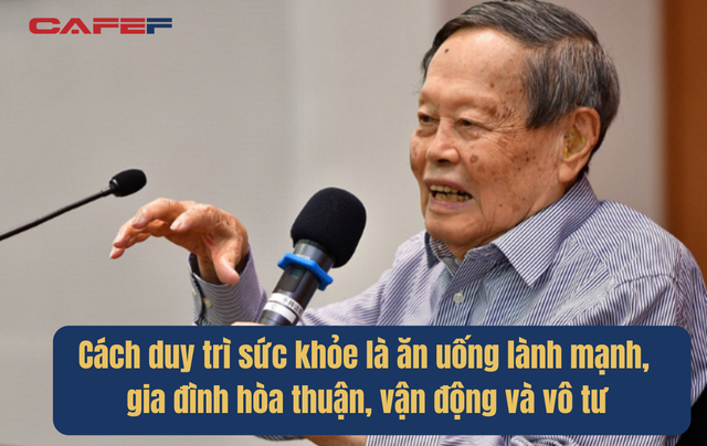  Nhà vật lý lấy vợ kém 54 tuổi, vẫn khỏe mạnh dù đã 100, chưa bao giờ tự mua thuốc ở ngoài khẳng định: Tập thể dục không phải thứ quan trọng nhất, đây mới là chìa khóa quyết định chuyện sống lâu  - Ảnh 1.
