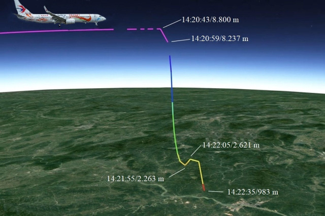 The plane crashed in China: The last moment the pilot tried to save the plane but failed - Photo 1.