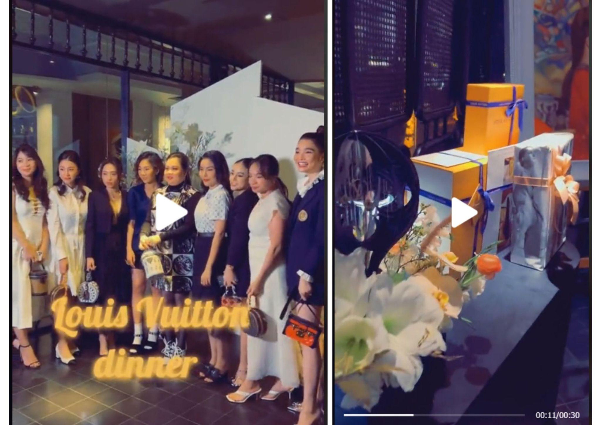 Cô gái được chính Louis Vuitton Việt Nam tổ chức tiệc sinh nhật xa xỉ, bàn ăn và quà tặng nhìn đã thấy “toát mùi tiền” - Ảnh 1.