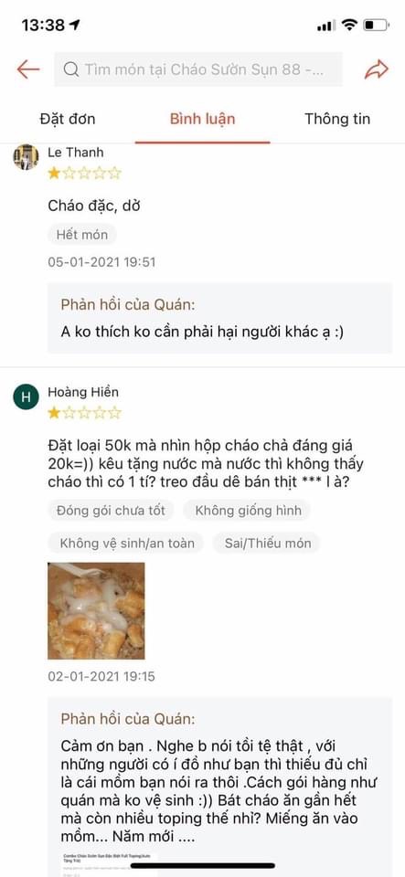 Ngỡ ngàng bật ngửa trước thái độ của chủ quán cháo sườn nổi tiếng Hà Nội: Khách phản hồi thì kêu tiễn vong, chê khách luyên thuyên, rảnh - Ảnh 6.