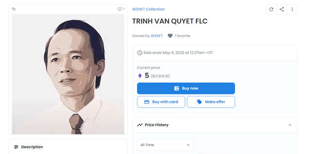 NFT picture Mr. Trinh Van Quyet sold for nearly 17,000 USD - Photo 1.