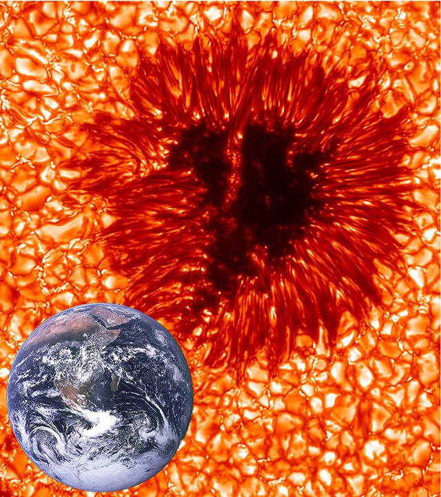  Phát hiện vết đen khổng lồ rộng bằng Trái Đất xuất hiện trên Mặt Trời  - Ảnh 1.