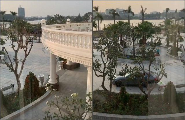 Chiêm ngưỡng biệt thự dát vàng lộng lẫy như cung điện châu Âu của vợ chồng cháu nội cố doanh nhân Tư Hường: View đắt giá nhìn thẳng ra sông Sài Gòn, sân rộng đủ đỗ chục chiếc ô tô - Ảnh 5.