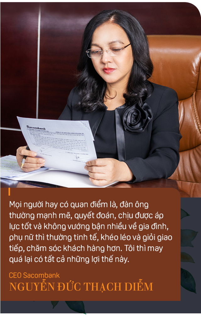  CEO Sacombank Nguyễn Đức Thạch Diễm: Tôi có cả lợi thế của phụ nữ và đàn ông khi điều hành ngân hàng - Ảnh 8.