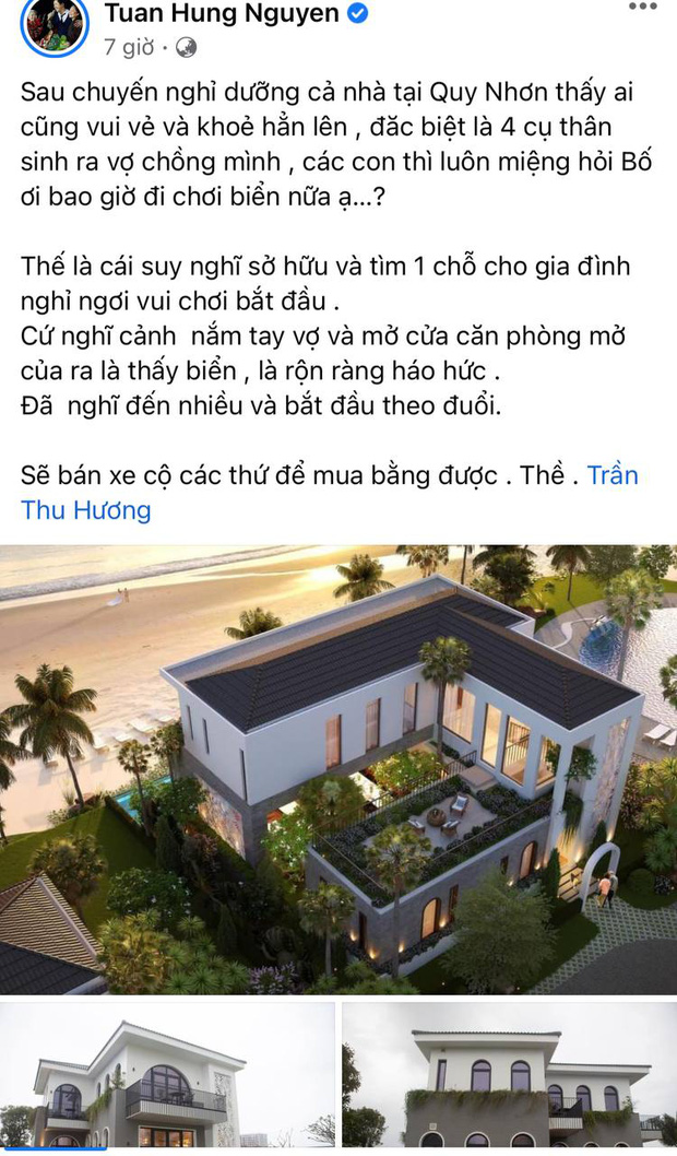 Tuấn Hưng không hổ danh ‘thiên hạ đệ nhất chiều vợ’: Bán cả món đồ rất mê để tậu biệt thự ven biển, chỉ cần đó là điều em thích - Ảnh 1.