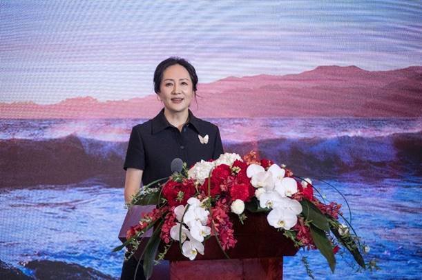 Bà Mạnh Vãn Chu tái xuất và công bố kết quả tài chính của Huawei - Ảnh 2.