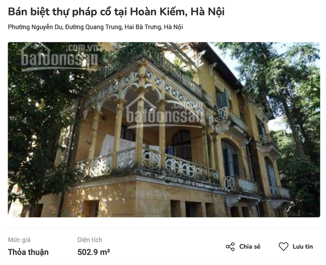 Cận cảnh một trong 600 căn biệt thự cổ được bán ở Hà Nội: Nửa tỷ một mét vuông, 7 phòng ngủ, mặt tiền đắc địa - Ảnh 5.