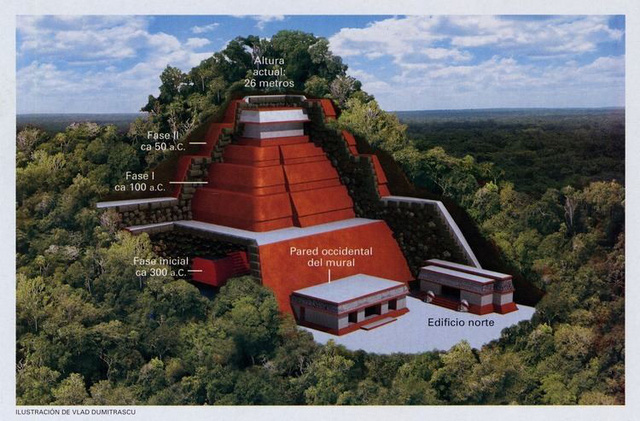 Bằng chứng sớm nhất về lịch bói của người Maya bên trong kim tự tháp cổ - Ảnh 2.