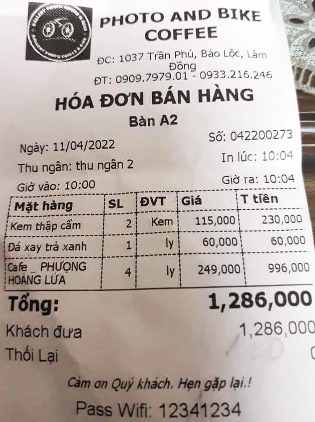 Người bán ly cà phê ‘đắt nhất Việt Nam’ bị xử phạt gần 19 triệu đồng - Ảnh 3.