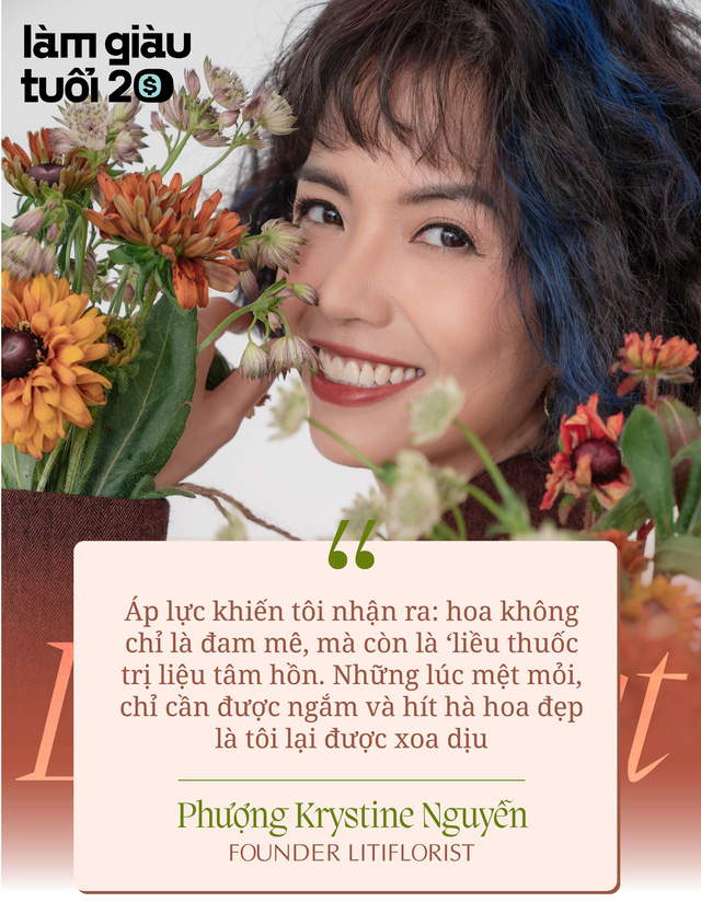 Founder Liti Florist – Phượng Nguyễn: “Người ta bảo, đừng dạy người giàu tiêu tiền và bó hoa 7 số 0 đầu tiên của chúng tôi đến từ yêu cầu của khách hàng” - Ảnh 3.