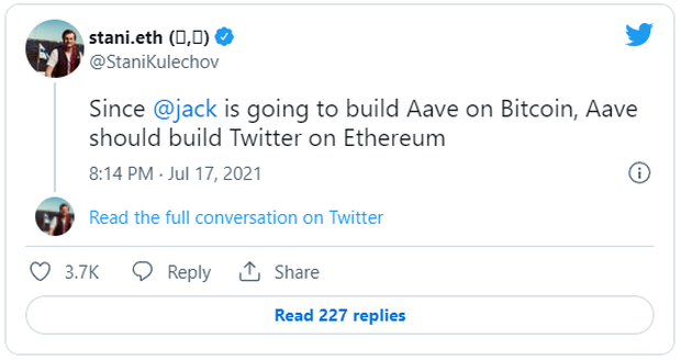 CEO tạm quyền của Twitter chính là CEO AAVE - giao thức tiên phong của xu hướng DeFi? - Ảnh 2. CEO tạm quyền của Twitter chính là CEO AAVE - giao thức tiên phong của xu hướng DeFi? - Ảnh 2.