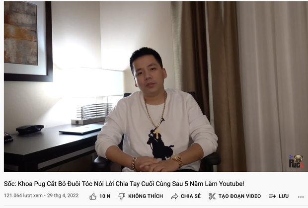   SHOCKING: YouTuber Khoa Pug announced his retirement!  - Photo 1.