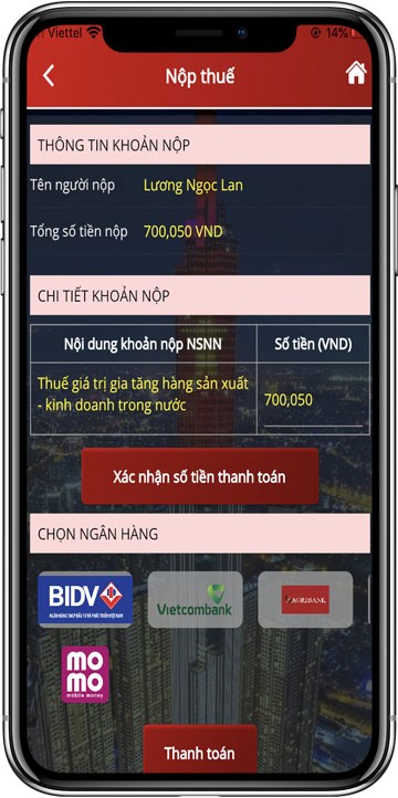  Hướng dẫn nộp thuế online bằng eTax Mobile  - Ảnh 4.