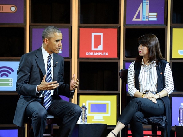The girl who talked with the US President 6 years ago became a famous CEO in the Vietnamese startup investment world - Photo 1.