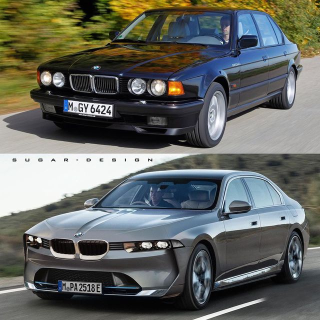 Vẽ lại BMW 7-series, thay đổi vài chi tiết: Hoài cổ, dễ khiến khách hàng Trung Quốc buồn - Ảnh 5. Vẽ lại BMW 7-series, thay đổi vài chi tiết: Hoài cổ, dễ khiến khách hàng Trung Quốc buồn - Ảnh 5.