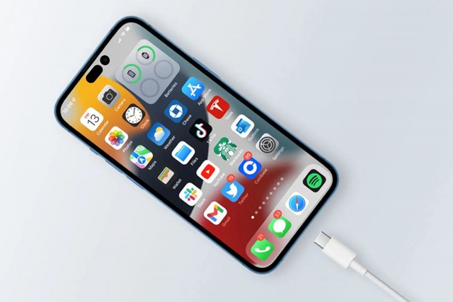  Apple đang thử nghiệm iPhone với USB  - Ảnh 1.