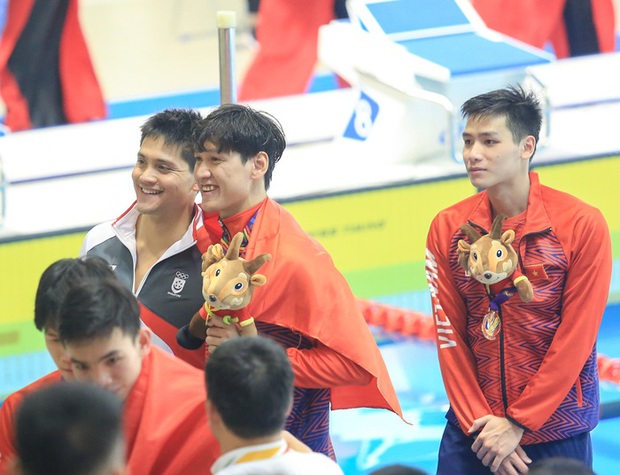 4 hot boy Việt Nam hạ đẹp Singapore, phá kỷ lục SEA Games, mang về HCV lịch sử ở nội dung 4x200 mét tự do - Ảnh 7.