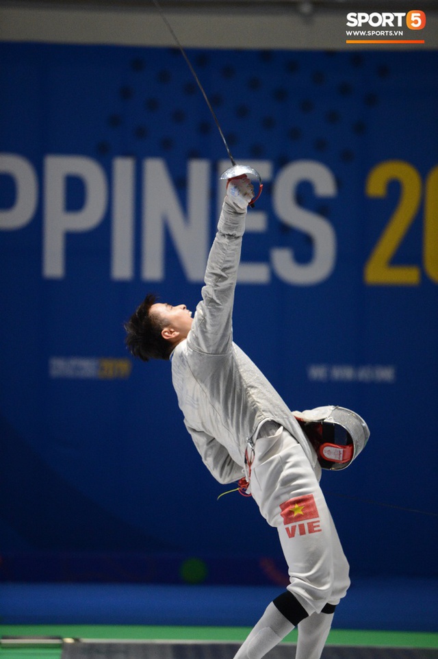   Terrible resume of the lucky flag bearer at SEA Games 31: Hot boy fencing, the number one male sword-slaying champion in Southeast Asia - Photo 6.
