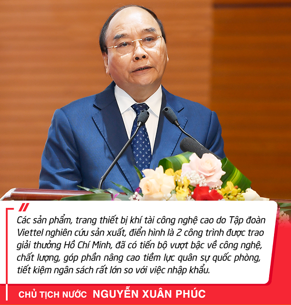   State President: Two works awarded the Ho Chi Minh Prize by Viettel contribute to improving the military's defense potential - Photo 1.