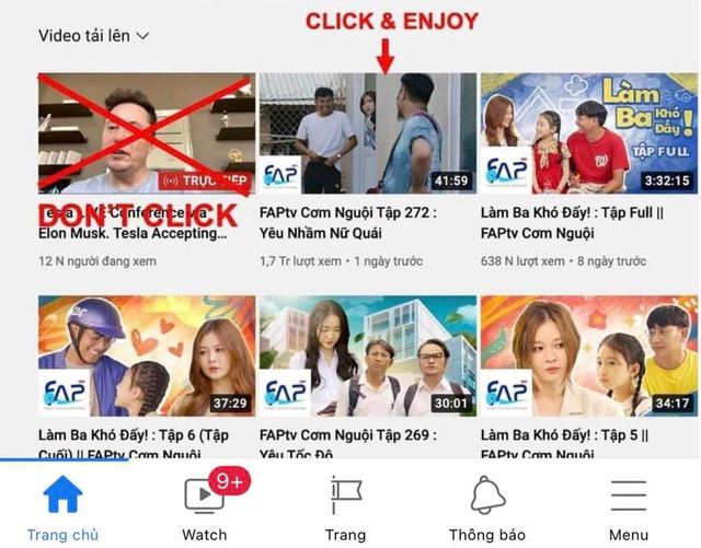  Kênh YouTube FapTV bị hack, lừa người xem tặng tiền ảo  - Ảnh 1.