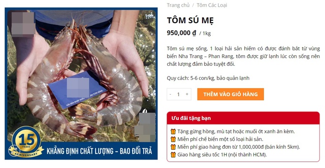 The type of shrimp costs 950k / kg, more expensive than lobster, which many people hunt for and enjoy - Photo 2.