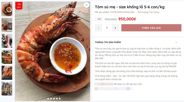 The type of shrimp costs 950k / kg, more expensive than lobster, which many people hunt for and enjoy - Photo 3.