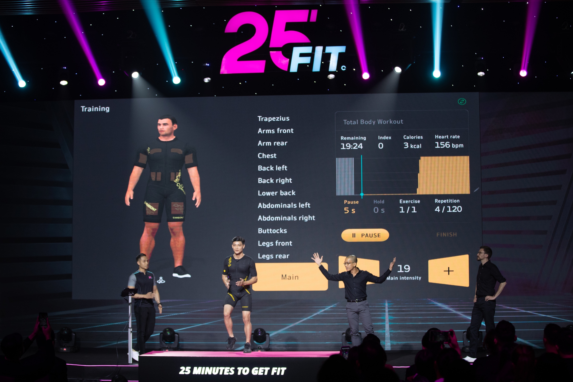 25 FIT nâng cấp công nghệ EMS, người tập không thể “dối lòng” vì biết chính xác chỉ số cơ thể sau mỗi buổi tập, đã “work hard” hay chưa, cần điều chỉnh những gì - Ảnh 2. 25 FIT nâng cấp công nghệ EMS, người tập không thể “dối lòng” vì biết chính xác chỉ số cơ thể sau mỗi buổi tập, đã “work hard” hay chưa, cần điều chỉnh những gì - Ảnh 2.