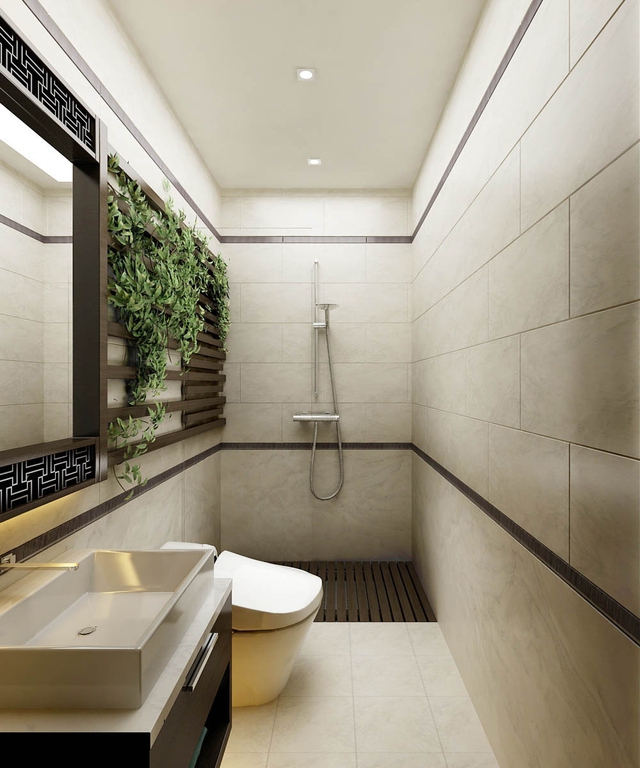 KTS tư vấn thiết kế nhà ống 2 tầng 40m² hợp lý và đủ sáng cho hộ gia đình - Ảnh 10. KTS tư vấn thiết kế nhà ống 2 tầng 40m² hợp lý và đủ sáng cho hộ gia đình - Ảnh 10.