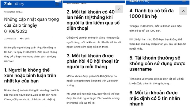 Zalo chuẩn bị thay đổi 6 tính năng quan trọng, bắt đầu thu phí trên ứng dụng? - Ảnh 2.