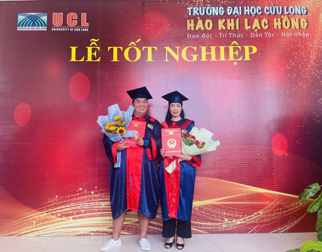  Tốt nghiệp đại học ngành ngôn ngữ ở tuổi 51, Hoàng Mập: Tôi học để làm gương cho con cái  - Ảnh 1.