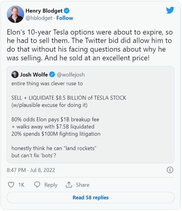 Chuyên gia phát hiện ra nguyên nhân Elon Musk bỏ cọc Twitter: Cả thương vụ chỉ là cái cớ để bán 8,5 tỷ USD cổ phiếu Tesla - Ảnh 2.