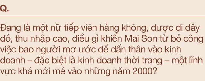 CEO của tập đoàn phân phối thời trang Mai Son: Bỏ nghề tiếp viên hàng không để kinh doanh, 20 năm lăn lộn trên thương trường chưa từng khóc, chỉ rơi nước mắt khi lần đầu đưa con đi học… - Ảnh 3.