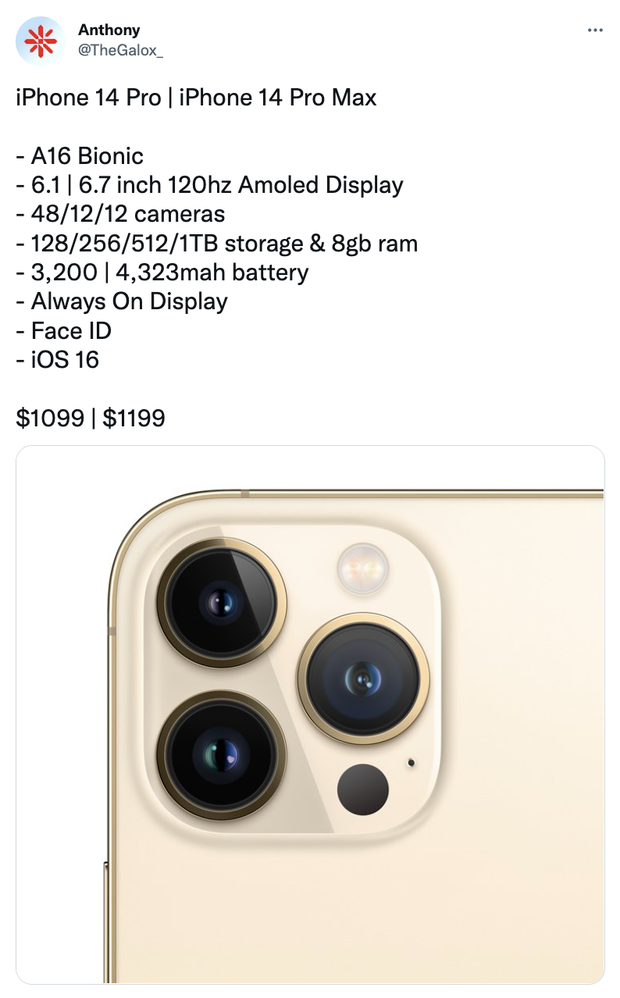 iPhone 14 bất ngờ lộ giá bán cao không tưởng - Ảnh 1.