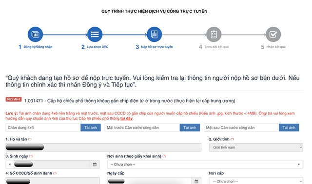 Hướng dẫn cách làm hộ chiếu mẫu mới online, nhận ngay tại nhà mà chẳng cần xếp hàng chờ đợi - Ảnh 5.