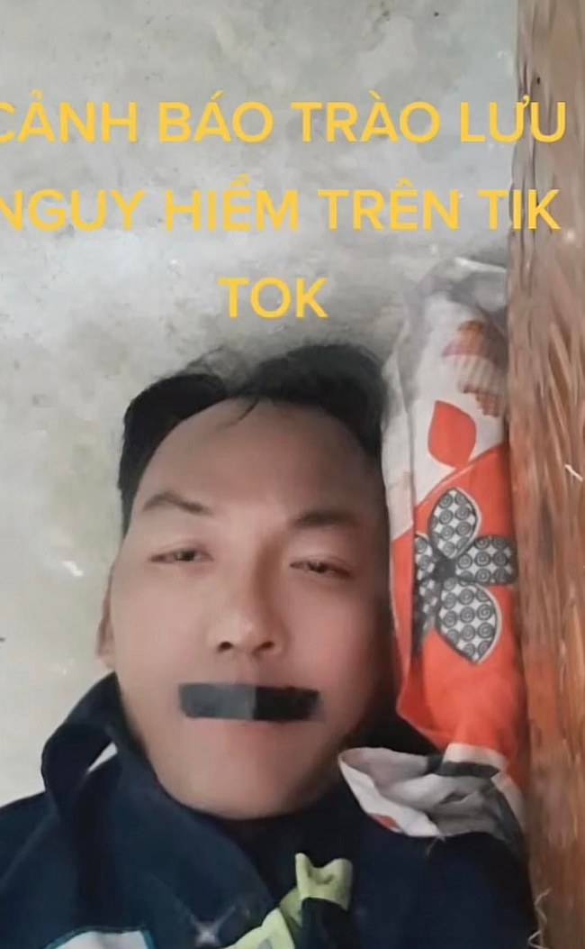 Cảnh báo trào lưu nguy hiểm trên TikTok: Dán băng keo vào miệng mong ngủ ngon, không ngáy - Ảnh 3.