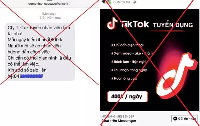 Tham gia kiếm tiền trên ứng dụng Tiktok, một phụ nữ bị lừa gần 300 triệu đồng - Ảnh 1.