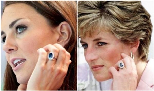  Công nương Kate gây thắc mắc khi không đeo nhẫn đính hôn, vốn là nhẫn cũ của Công nương Diana - Ảnh 4.
