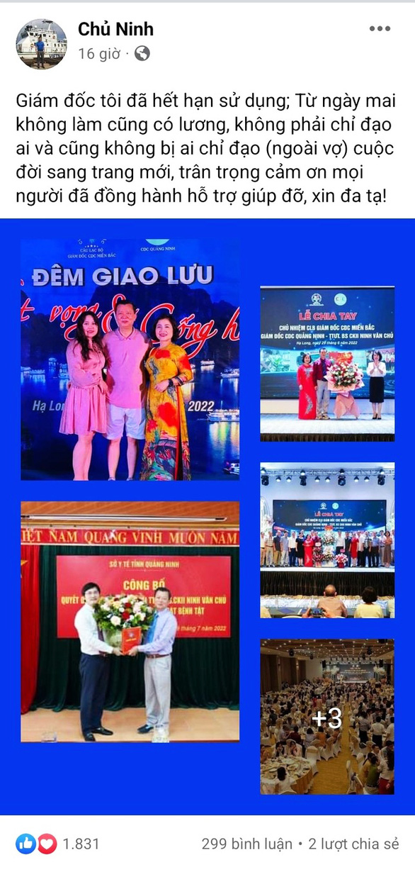 Thực hư những bữa tiệc xa hoa chia tay giám đốc CDC Quảng Ninh về hưu - Ảnh 1.