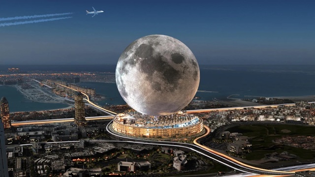 Xuất hiện kế hoạch xây khu siêu nghỉ dưỡng ‘cấu trúc Mặt trăng’ 5 tỷ USD ở Dubai - Ảnh 1.