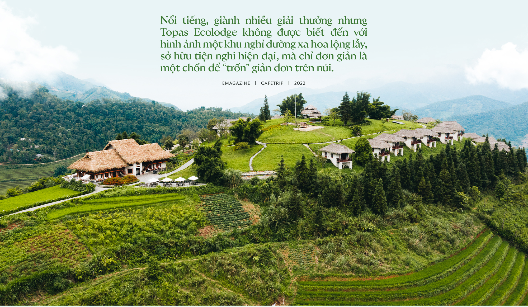 Topas Ecolodge Sapa: Thiên đường xanh lọt top 21 nơi phải nghỉ lại trên thế giới, chốn bồng lai giữa đại ngàn Tây Bắc - Ảnh 4.