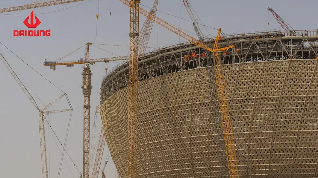 Chiêm ngưỡng 2 sân vận động World Cup 2022 tại Qatar do nhà thầu Việt Nam cung ứng thiết bị kết cấu thép - Ảnh 3.